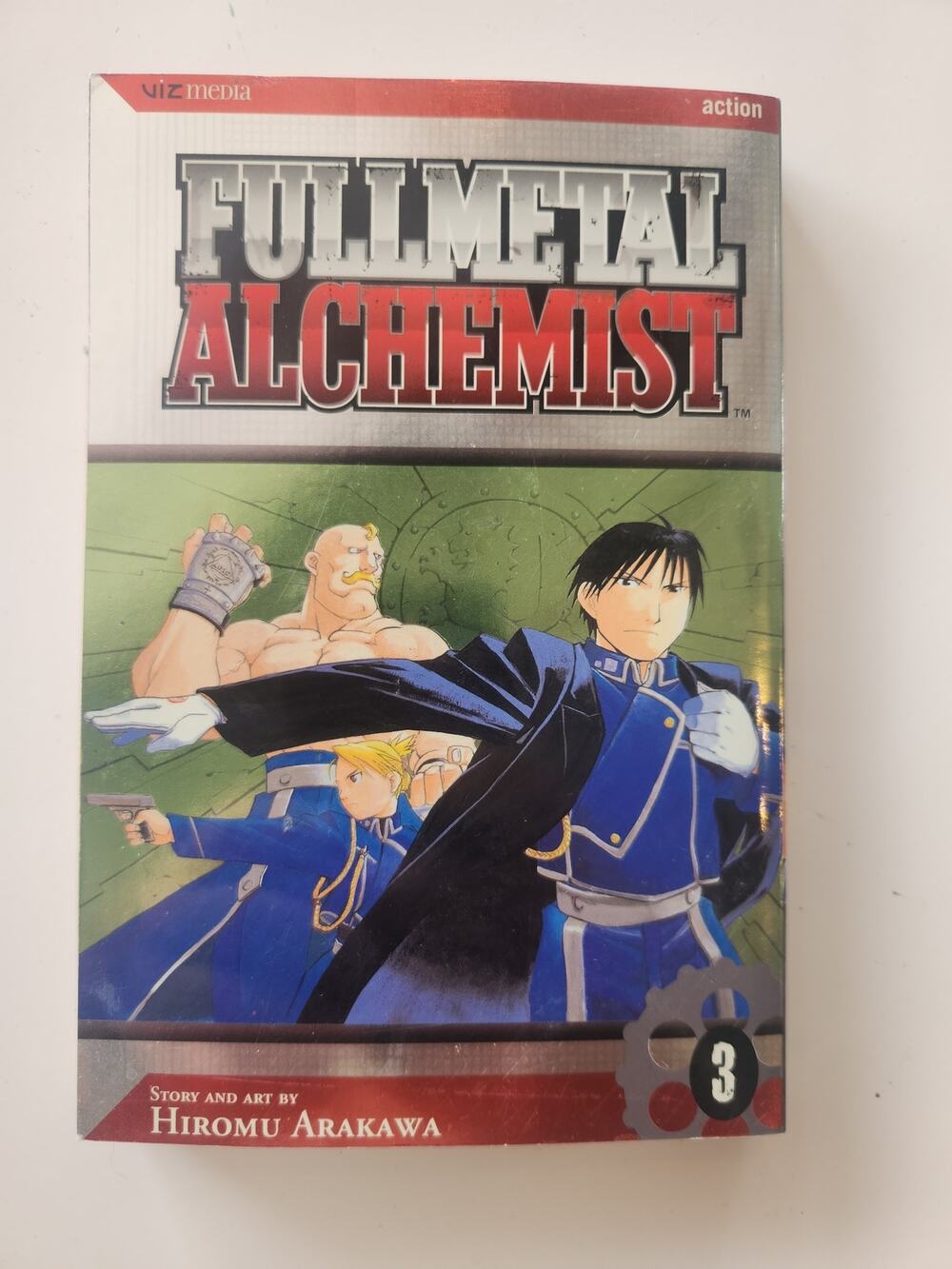 Fullmetal Alchemist Vol 3 Manga Hiromu Arakawa Viz Media First Printing 2005